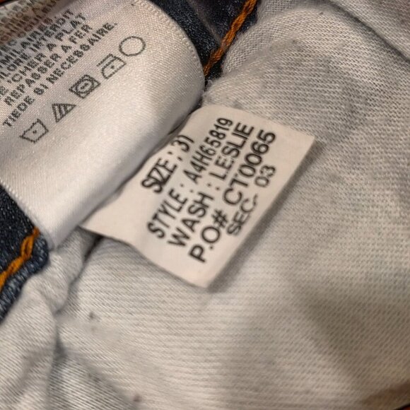 Joe's Jeans The Straight Leg Crop Cuffed Jeans Medium Leslie Wash 31 - Picture 14 of 16